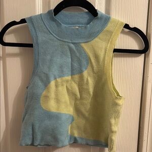 Colorful Sleeveless Women's Top
